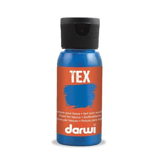 DARWI TEX barva na textil - Nebesky modrá 50 ml