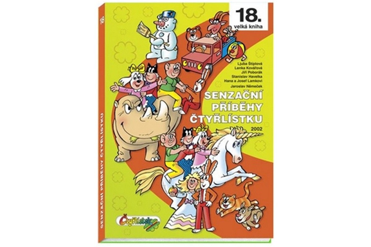 Senzační příběhy Čtyřlístku 2002 18 velká kniha – Ungerová Lisa