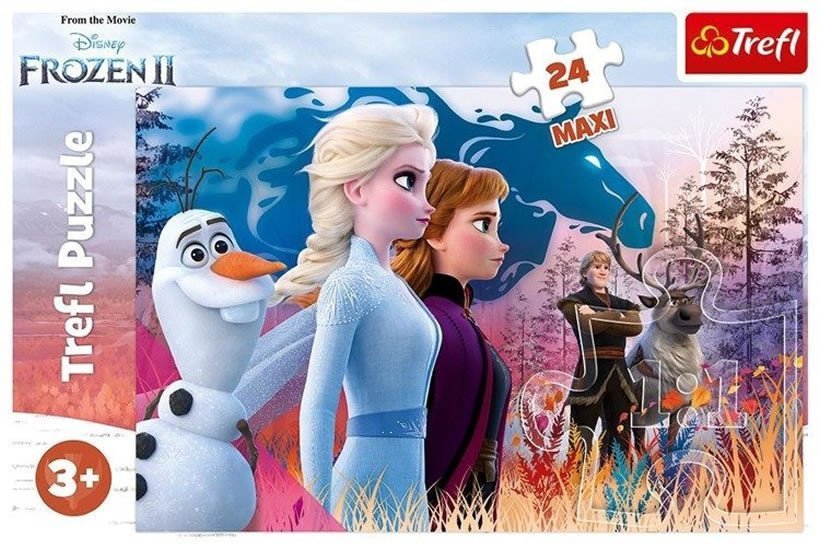 Trefl Puzzle Frozen 2 - Magická cesta 24 dílků MAXI