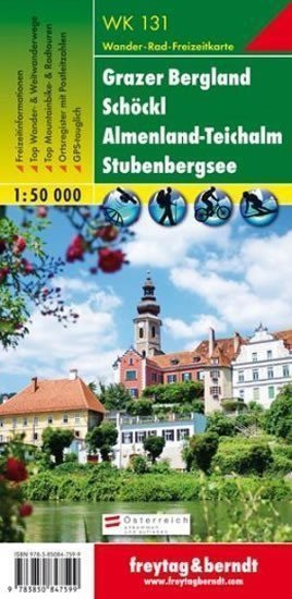 WK 131 Grazer Bergland Schöckl Teichalm Stubenbergsee 150 000 turistická mapa