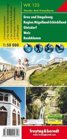 WK 133 Graz u Umgebung 150 000 turistická mapa