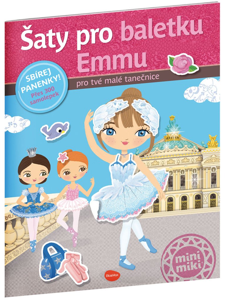 Šaty pro baletku Emmu - kniha samolepek – Camel Julie