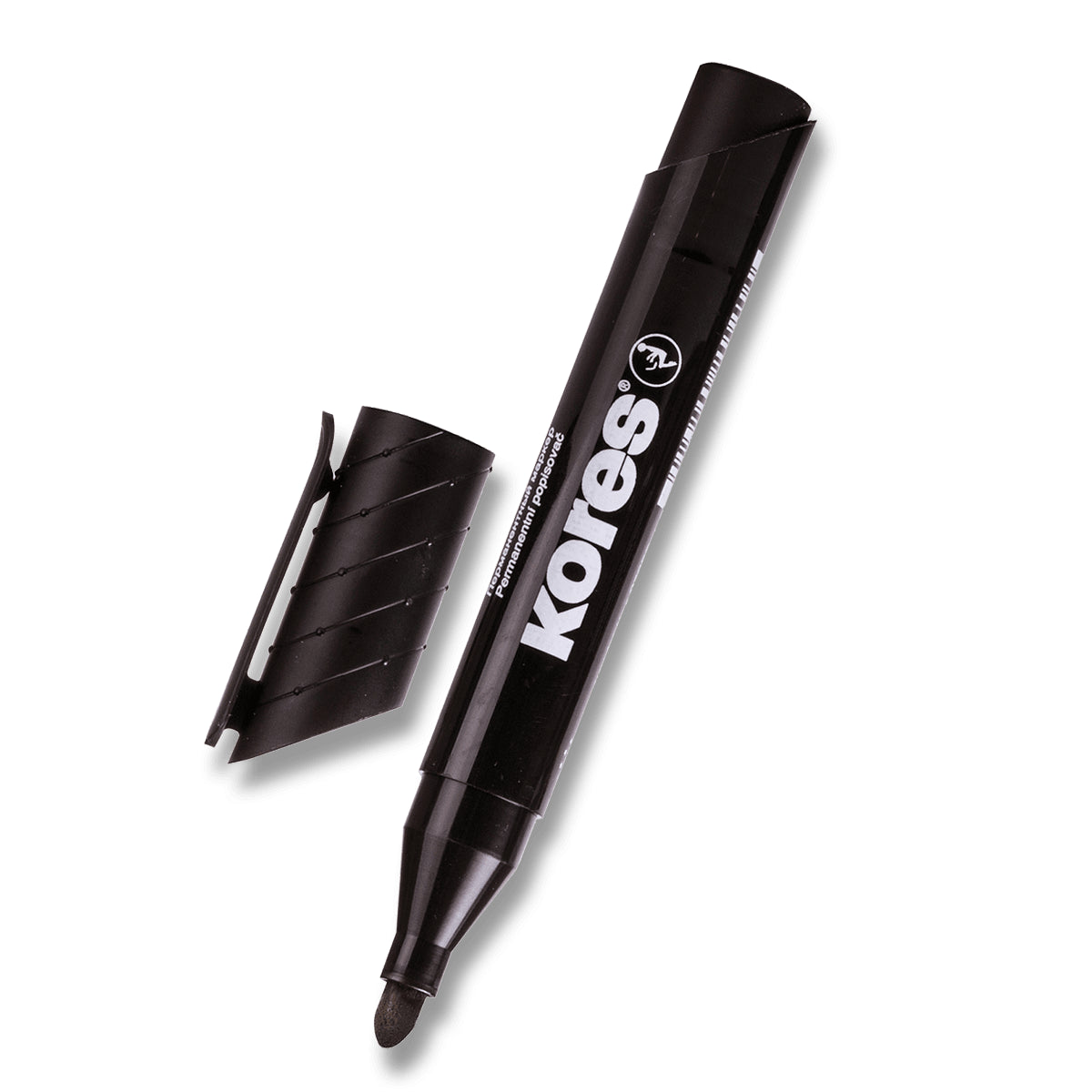 Kores K-MARKER Permanentní popisovač kulatý hrot 3 mm černý