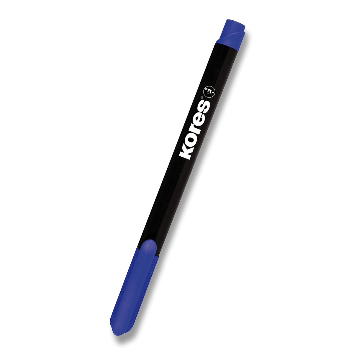 Kores K-MARKER Permanentní popisovač tenký hrot M modrý