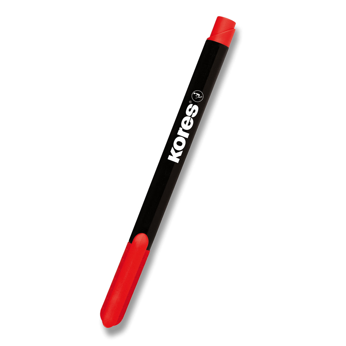 Kores K-MARKER Permanentní popisovač tenký hrot M červený