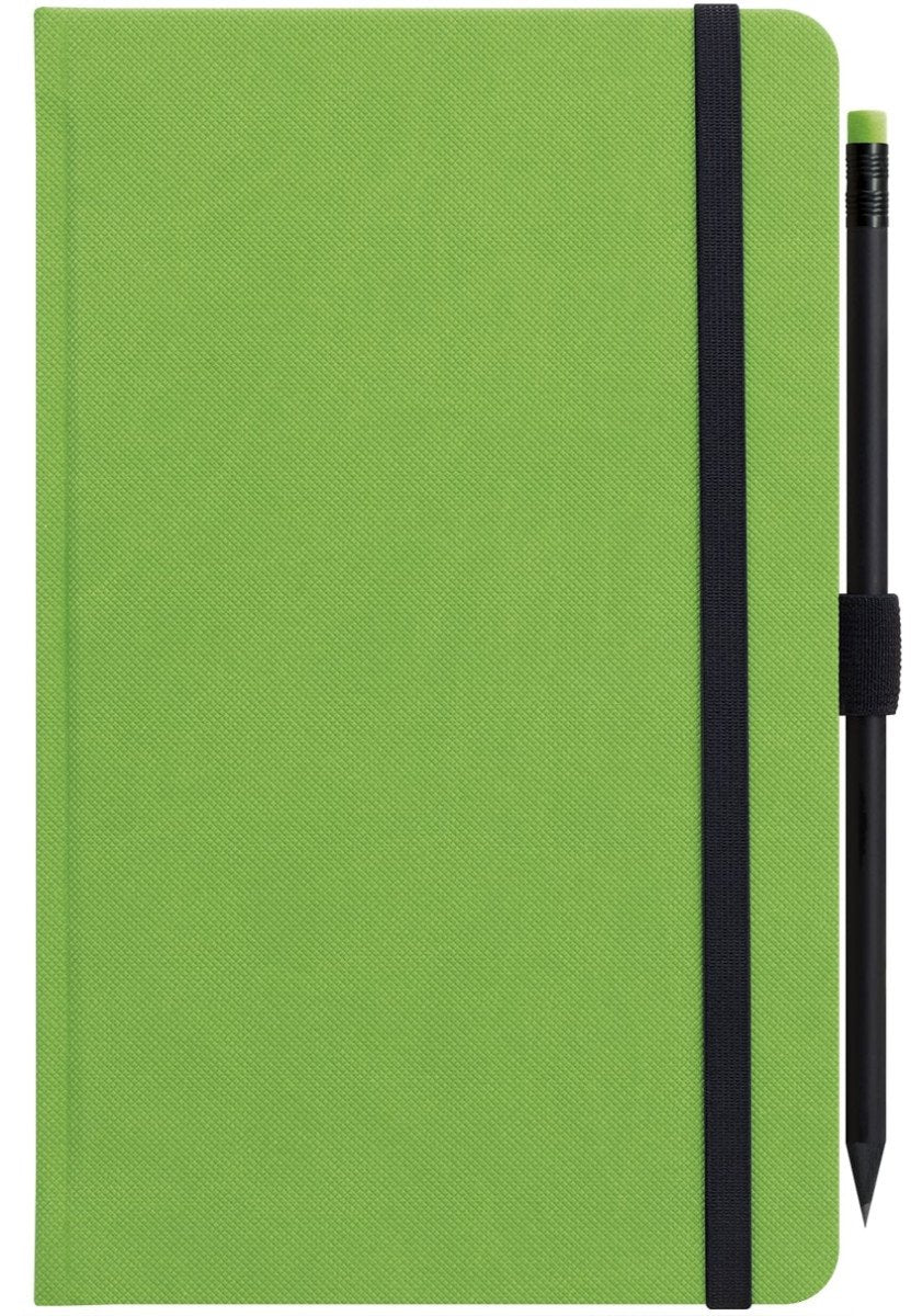 Notes s tužkou - zelený