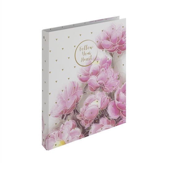 Pořadač A4 lamino R25-4kr Romantic magnolie