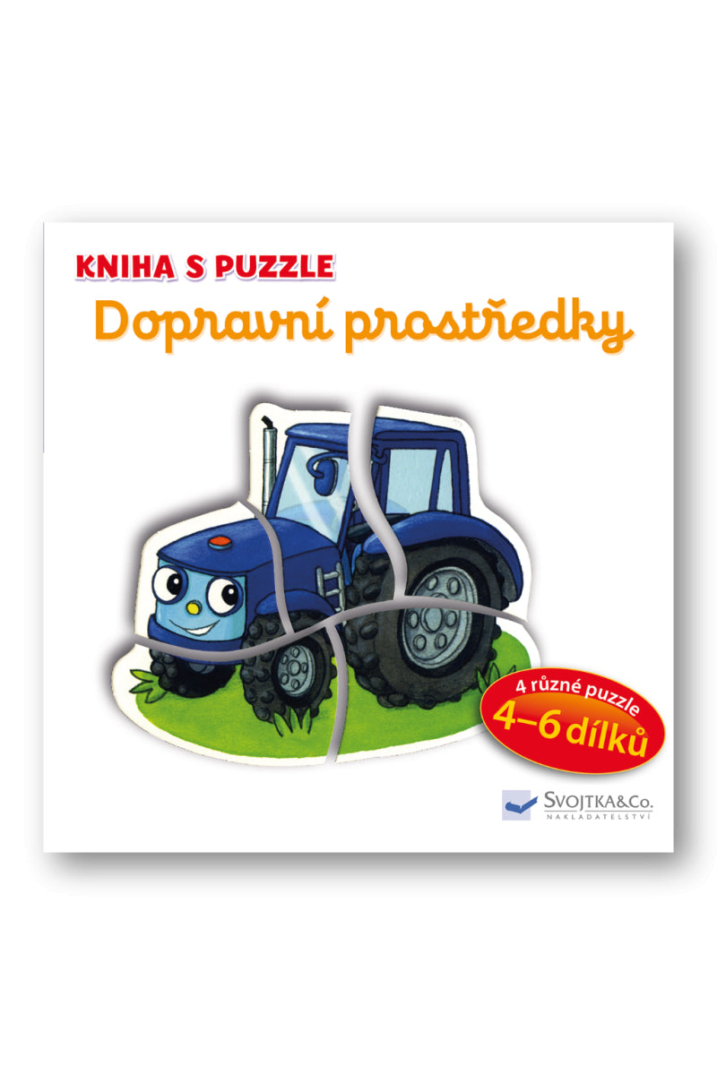 Dopravní prostředky - Kniha s puzzle – Bruggemann Vera