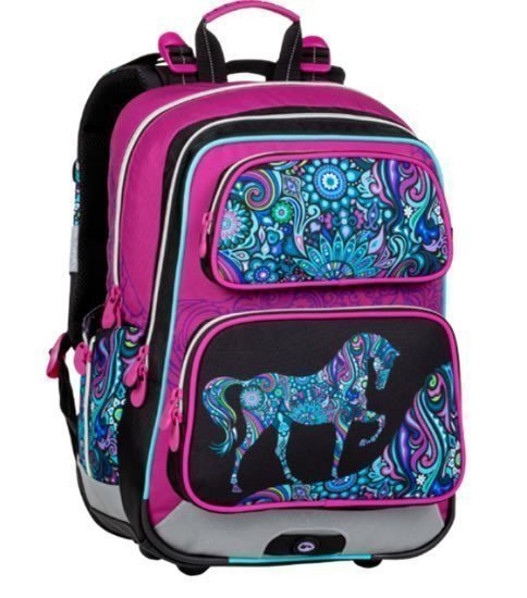 Bagmaster Batoh pro prvňáčky GEN 20 A PINKBLACKVIOLETBLUE