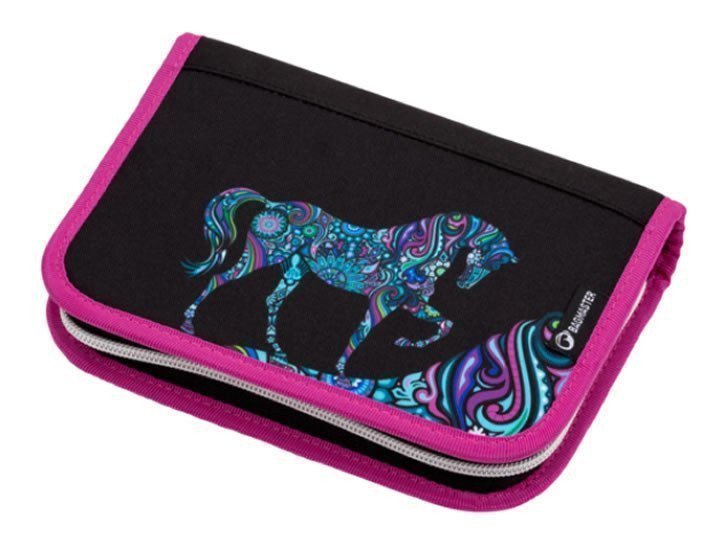 Bagmaster Školní penál CASE GEN 20 A PINKBLACKVIOLETBLUE