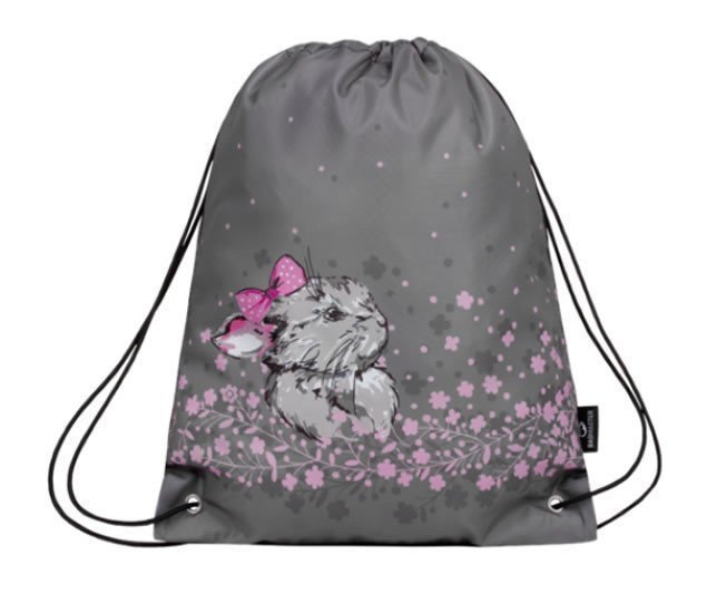 Bagmaster Školní vak na přezůvky SHOES ALFA 20 B PINKGRAYBLACK