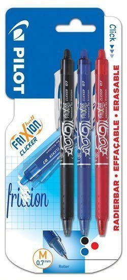 PILOT FriXion Clicker 07 BL 1ks modráčervenáčerná