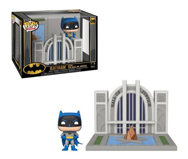 Funko POP DC Towns Batman 80th - Hall of Justice wBatman