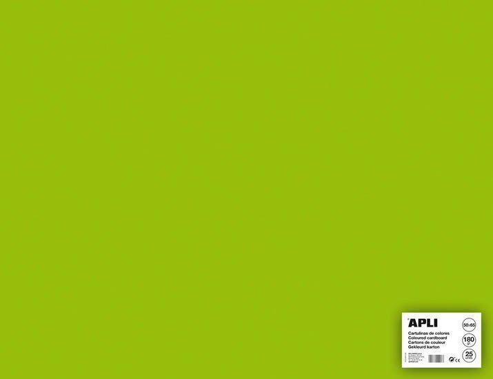 Apli barevný papír A2 170 g - fluo-zelený - 25 ks