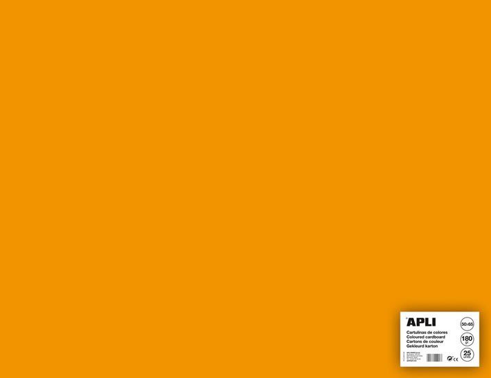 Apli barevný papír A2 170 g - fluo-oranžový - 25 ks