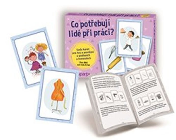Co potřebují lidé při práci - Sada karet pro hru a povídání o profesích a řemeslech – group of authors