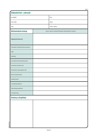 Stavební deník A4 3 × 28 listů12 listů