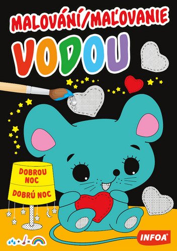 Malování / Maľovanie vodou - Dobrou noc / Dobrú noc