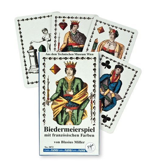 Piatnik Biedermeierspiel mit frazözischen Farben von Blasius Miller No2872