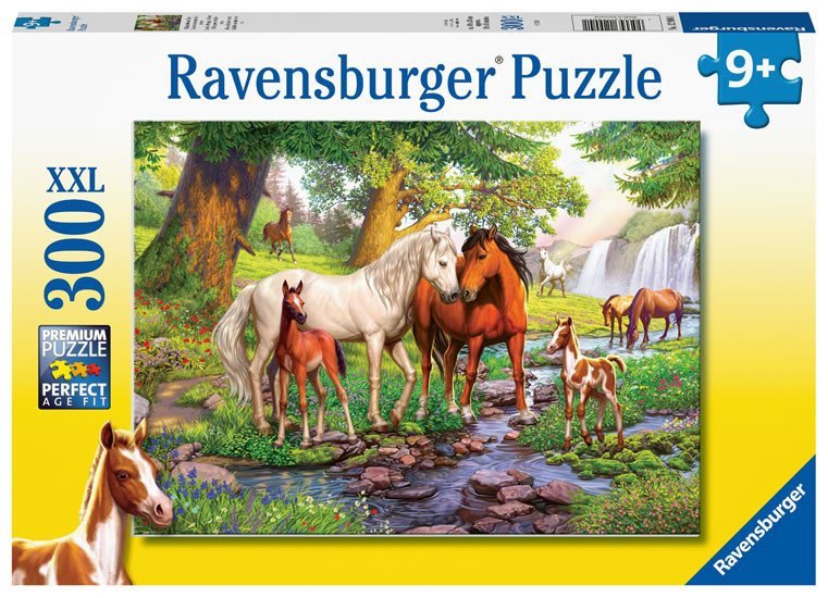 Puzzle Koně u řeky300 dílků