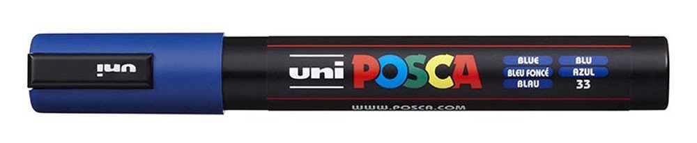 POSCA akrylový popisovač - modrý 25 mm