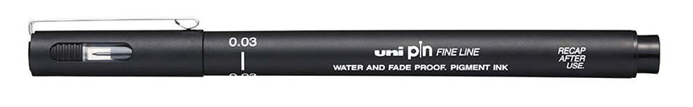 UNI voděodolný liner - černý 003 mm