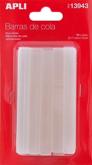 Apli tavné tyčinky 11 mm x 10 cm - transparentní 10 ks
