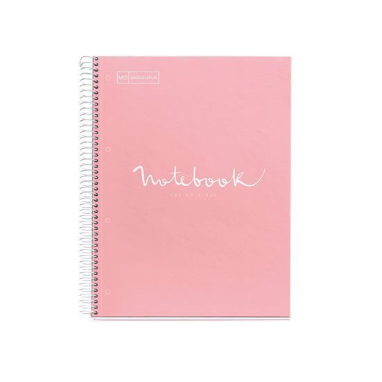 Miquelrius poznámkový blok Emotions A4 90 g - tečky růžový