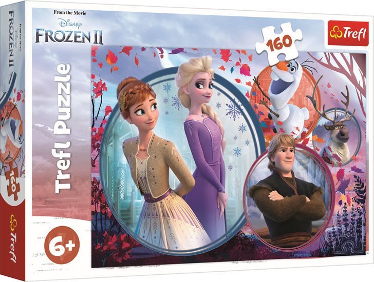 Trefl Puzzle Frozen 2 - Sesterské dobrodružství 160 dílků
