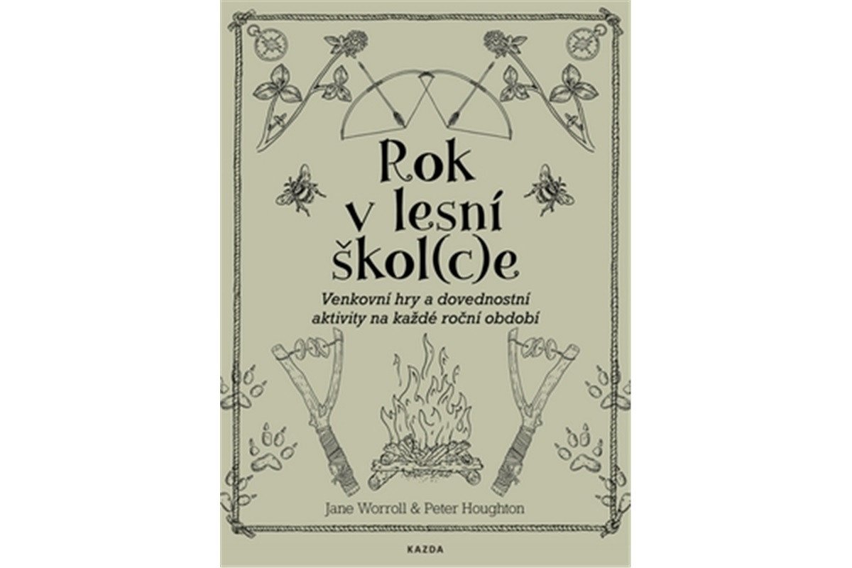 Rok v lesní školce - Venkovní hry a dovednostní aktivity na každé roční období – Worroll Jane Houghton Peter