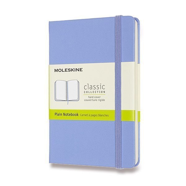 Zápisník Moleskine - tvrdé desky S čistý - nebesky modrý