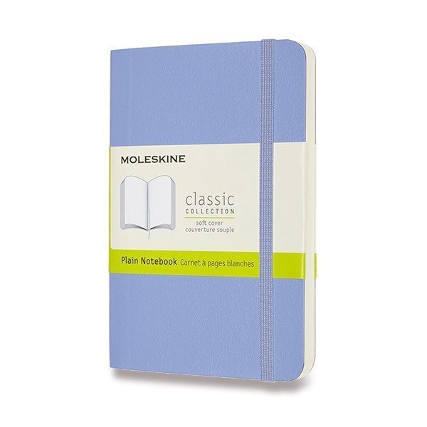 Zápisník Moleskine - měkké desky S čistý - nebesky modrý