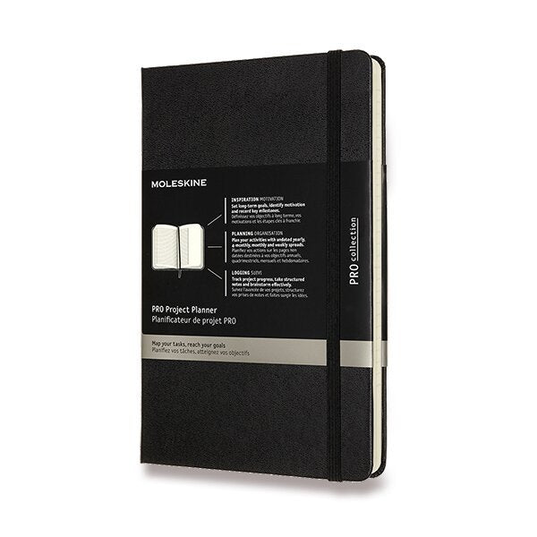 Zápisník Moleskine PRO Project Planner - L, černý