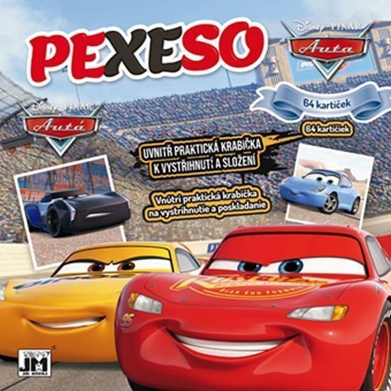 Auta - Pexeso v sešitu
