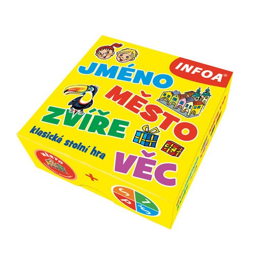 Jméno město zvíře věc Krabicová hra