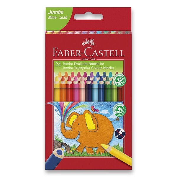 Faber - Castell Pastelky trojhranné Extra Jumbo 24 ks