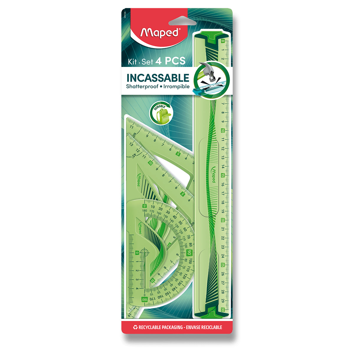 Maped - Sada pravítek Shatterproof Flex 4ks