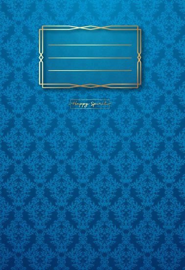 Sešit Premium modrá tapeta A5 - Sešity