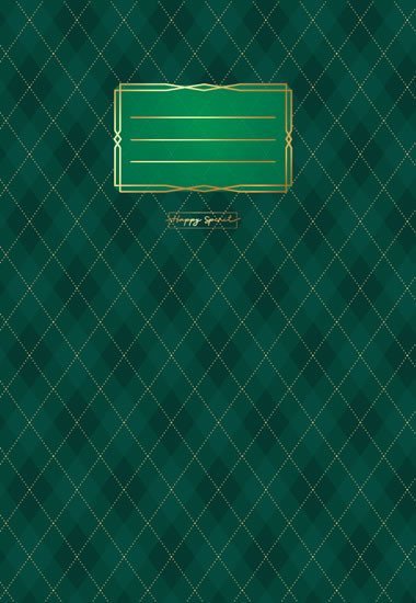 Sešit Premium zelené kosočtverce A4 - Sešity