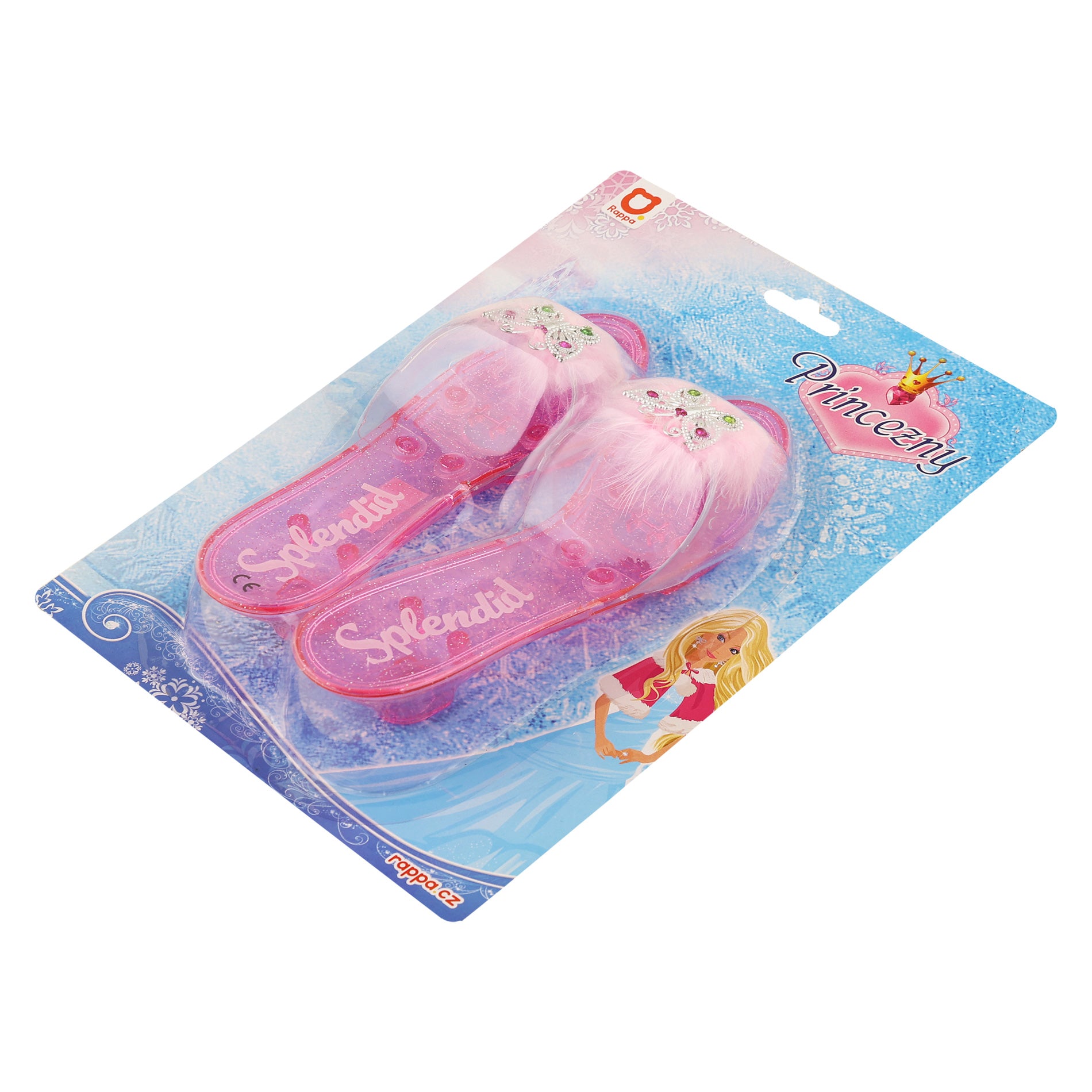 Pink princess costume shoes 20 cm