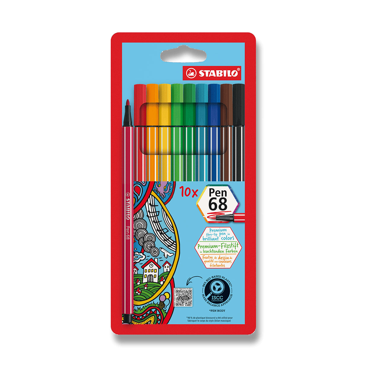 Fixa STABILO Pen 68 sada 10 ks