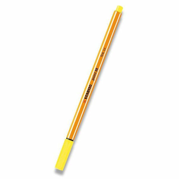 Popisovač STABILO point liner 88 žlutý neonový