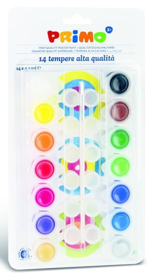 PRIMO Temperové barvy 14 x 45 ml