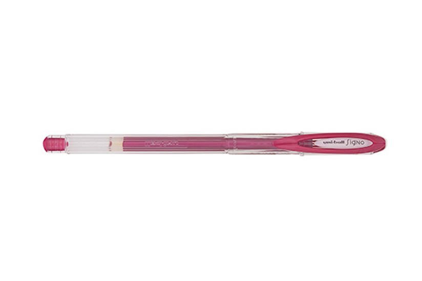 UNI Signo Noble Metal gelový roller 08 mm červený