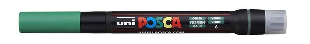 Posca štětcový popisovač - zelený