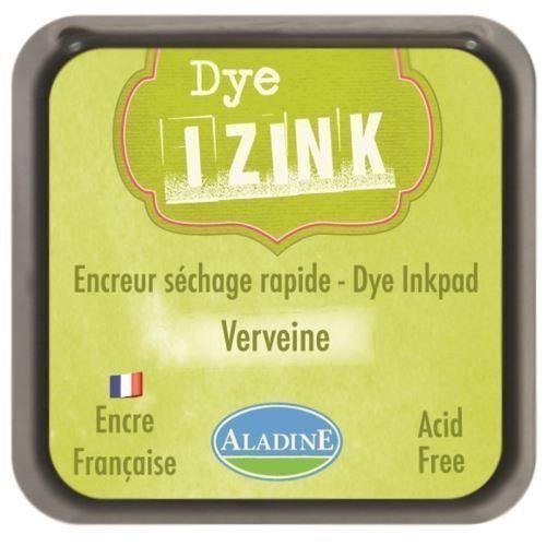 Razítkovací inkoust IZINK DYE - žlutozelená 8x8 cm