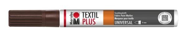 Marabu Popisovač na tmavý textil/hnědý 3 mm