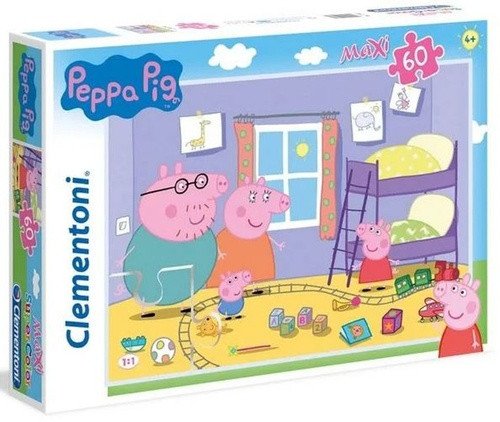 Clementoni Puzzle Maxi Prasátko Peppa 60 dílků