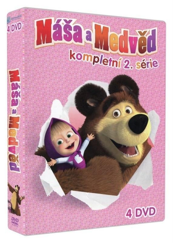 Máša a medvěd 5-8 kolekce 4 DVD