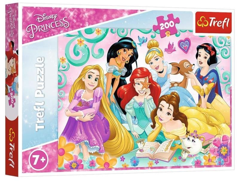 Trefl Puzzle Disney Princess - Šťastný svět princezen 200 dílků